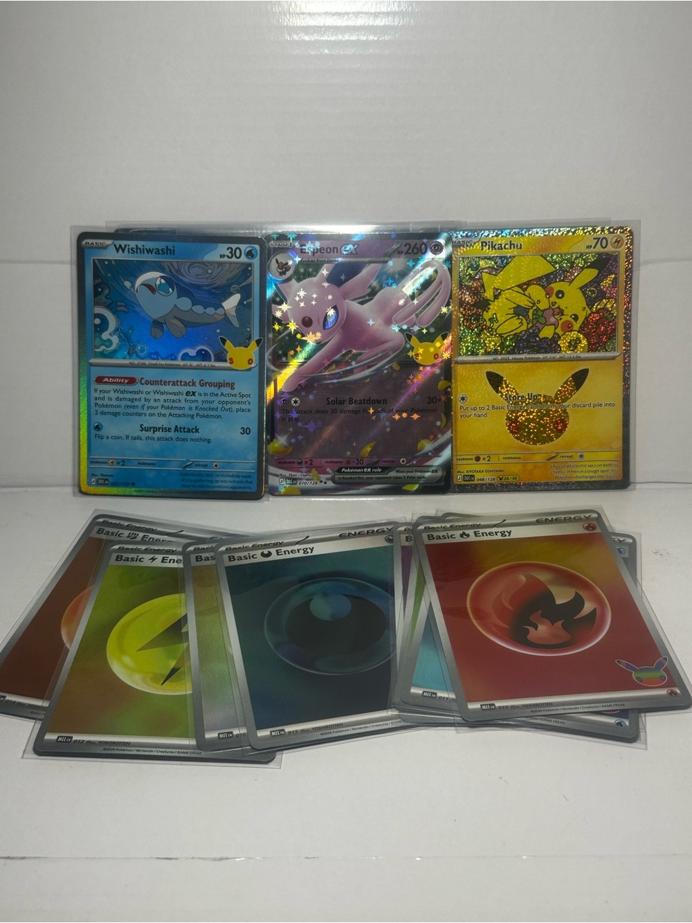 30th Anniversary Pokemon TCG 19 Card Lot